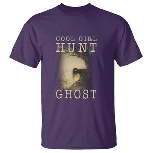 Cool Girls Hunt Ghost T Shirt Paranormal Investigator Creepy Halloween TS09 Purple Print Your Wear