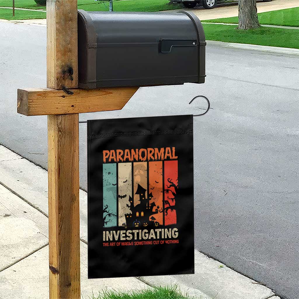 Paranormal Investigator Garden Flag Ghost Hunting Creepy Halloween TS09 Print Your Wear