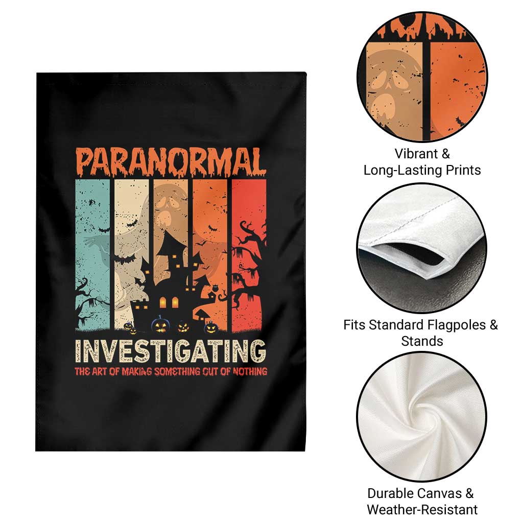 Paranormal Investigator Garden Flag Ghost Hunting Creepy Halloween TS09 Print Your Wear