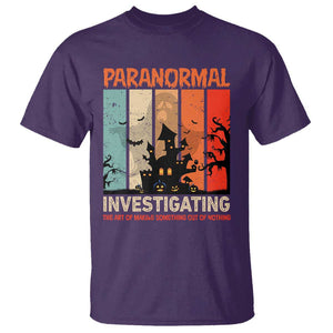 Paranormal Investigator T Shirt Ghost Hunting Creepy Halloween TS09 Purple Print Your Wear