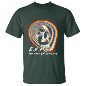 Ghost Hunting T Shirt EVP My Kind Of Evidence TS09 Dark Forest Green Print Your Wear