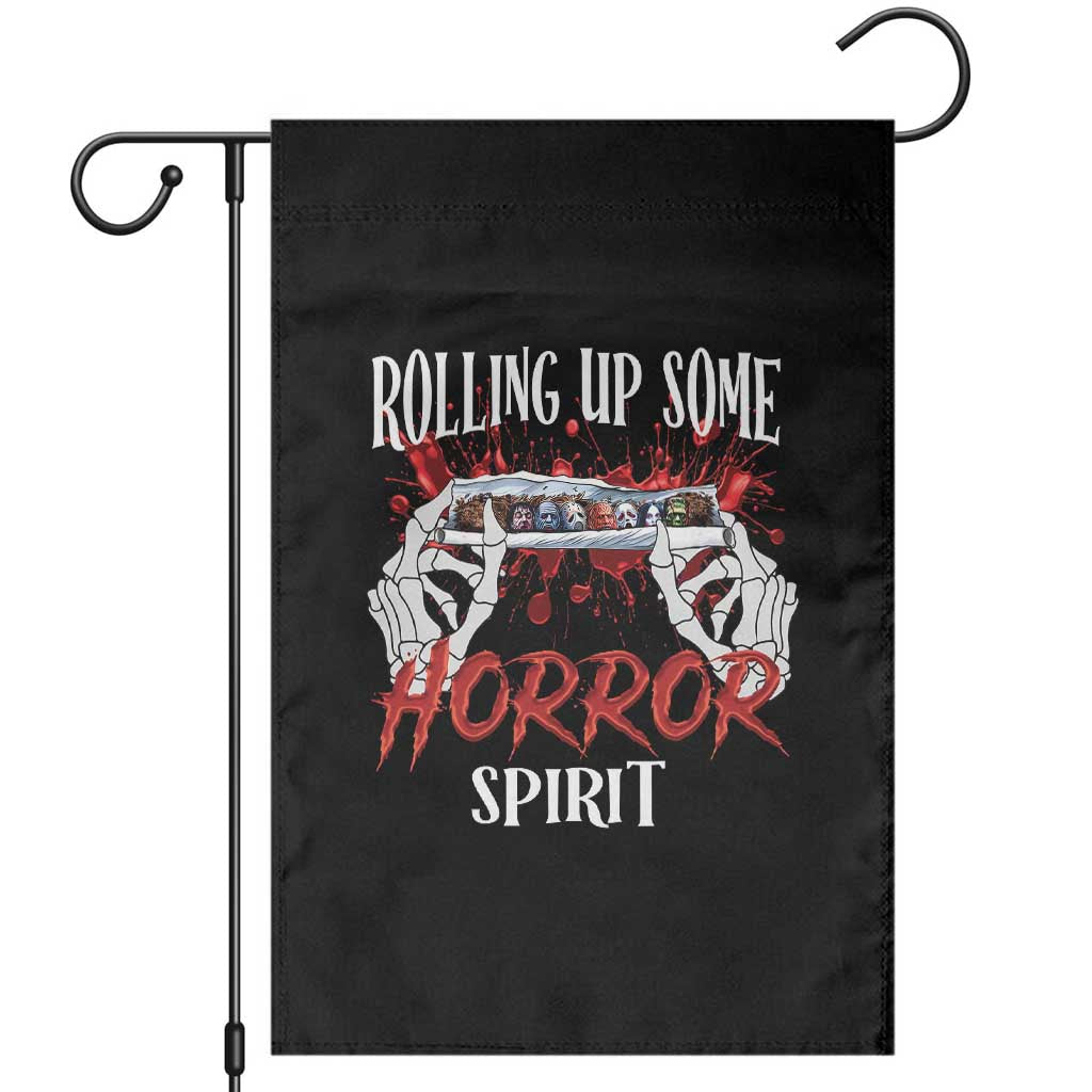 Funny Halloween Garden Flag Rolling Up Some Horror Spirit TS09 Black Print Your Wear