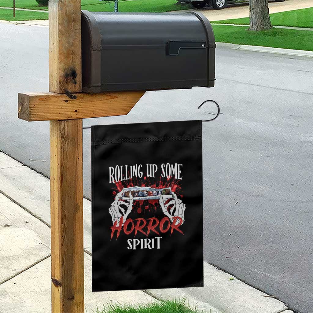 Funny Halloween Garden Flag Rolling Up Some Horror Spirit TS09 Print Your Wear