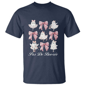 Coquette Halloween T Shirt Pas De Boo-re Ghost Ballerina TS09 Navy Print Your Wear