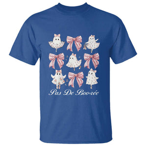 Coquette Halloween T Shirt Pas De Boo-re Ghost Ballerina TS09 Royal Blue Print Your Wear