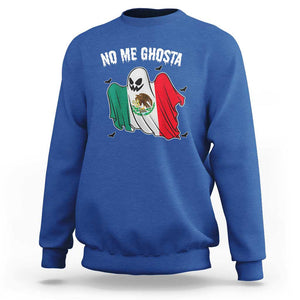 Mexico Halloween Sweatshirt No Me Ghosta Mexican Ghost TS09 Royal Blue Print Your Wear