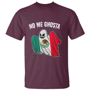 Mexico Halloween T Shirt No Me Ghosta Mexican Ghost TS09 Maroon Print Your Wear