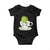 Funny Dinosaur Tea Rex Baby Onesie TS09 Black Print Your Wear