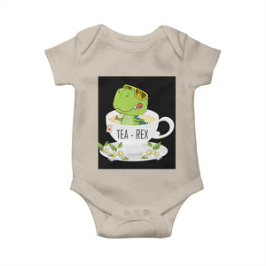 Funny Dinosaur Tea Rex Baby Onesie TS09 Sand Print Your Wear