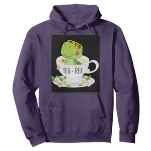 Funny Dinosaur Tea Rex Hoodie TS09 Purple Print Your Wear