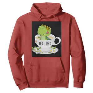 Funny Dinosaur Tea Rex Hoodie TS09 Red Print Your Wear