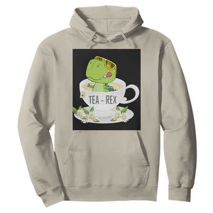 Funny Dinosaur Tea Rex Hoodie TS09 Sand Print Your Wear