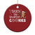 Christmas Best Teacher Christmas Ornament I Teach The Smartest Little Cookies TS09 Print Your Wear