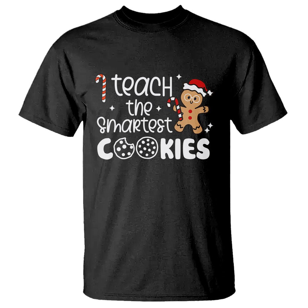 I Teach The Smartest Little Cookies Christmas Best Teacher T Shirt TS09 Dark Heather Printyourwear