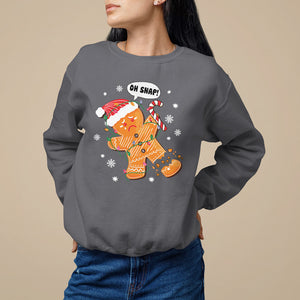 Op Snap Gingerbread Broken Leg Christmas Sweatshirt TS09 Printyourwear