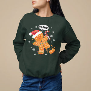 Op Snap Gingerbread Broken Leg Christmas Sweatshirt TS09 Printyourwear