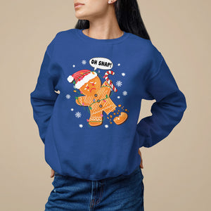 Op Snap Gingerbread Broken Leg Christmas Sweatshirt TS09 Printyourwear