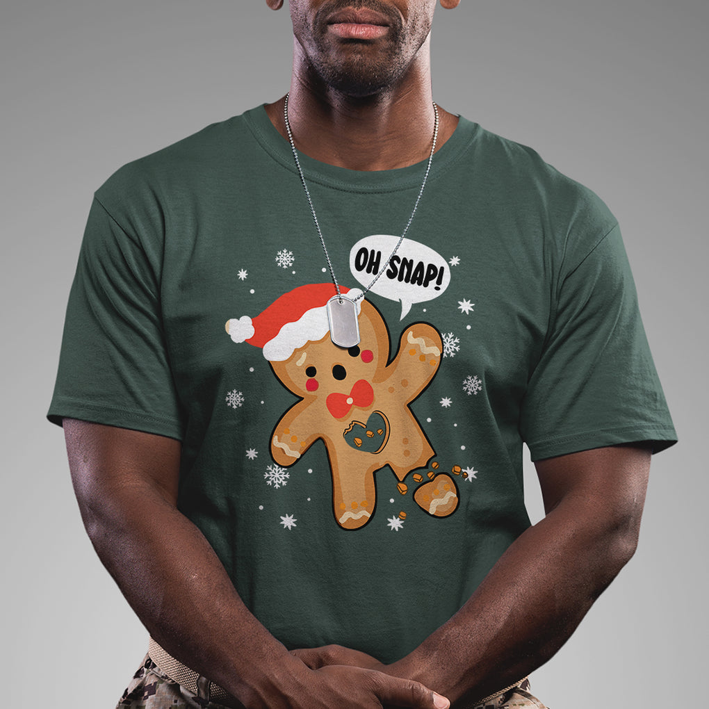 Op Snap Gingerbread Broken Heart Single Christmas T Shirt TS09 Printyourwear