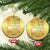 Funny Xmas LGBT Christmas Ornament Ho Ho Ho Homosexual TS09 Circle Gold Print Your Wear