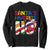 Funny Christmas LGBT Sweatshirt Santas Favorite Ho Rainbow TS09 Black Print Your Wear