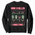 Horror Xmas Sweatshirt Have A Killer Christmas Horror Characters TS09 Black Print Your Wear