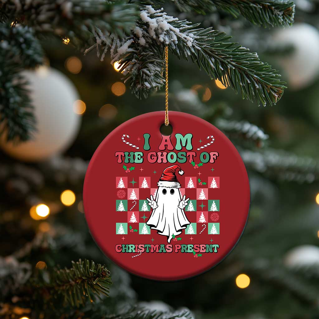 Funny Xmas Christmas Ornament I Am The Ghost Of Christmas Present TS09 Print Your Wear