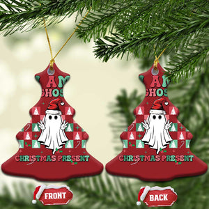 Funny Xmas Christmas Ornament I Am The Ghost Of Christmas Present TS09 Christmas Tree Red Print Your Wear