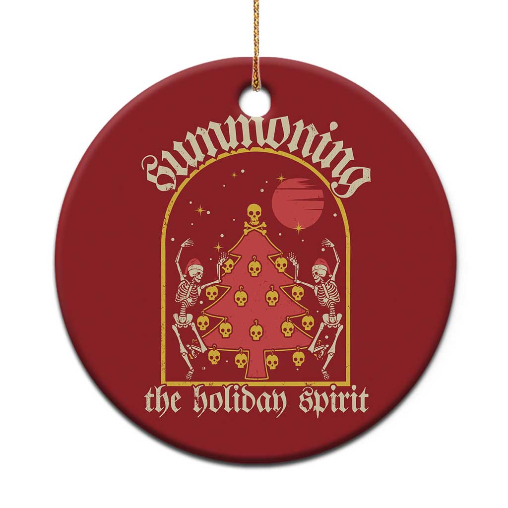 Gothic Xmas Christmas Ornament Summoning Holiday Spirit Skeleton Christmas Tree TS09 Print Your Wear