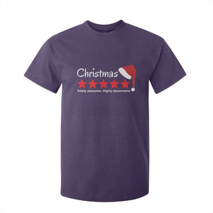 Funny Christmas T Shirt For Kid Five Stars Totally Awesome Highly Recommend TS09 Purple Print Your Wear