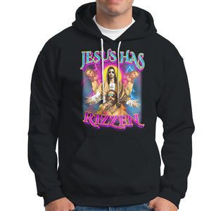 Jesus Has Rizzen Christian Funny Cool Meme Hoodie TS09 Black Printyourwear