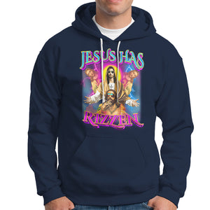 Jesus Has Rizzen Christian Funny Cool Meme Hoodie TS09 Navy Printyourwear