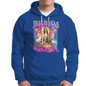 Jesus Has Rizzen Christian Funny Cool Meme Hoodie TS09 Royal Blue Printyourwear