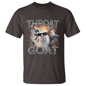 Throat Goat Funny Offensive Adult Humor Bootleg T Shirt TS09 Dark Chocolate Print Your Wear