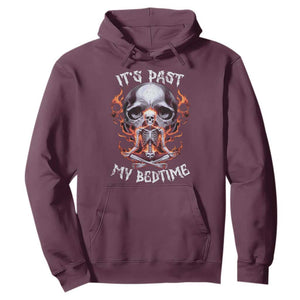 Funny Skeleton Meme Hoodie It's Past My Bedtime TS09 Maroon Print Your Wear