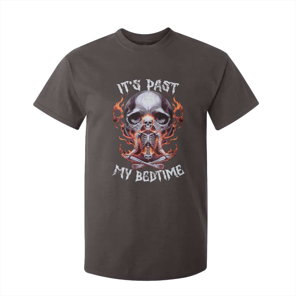 Funny Skeleton Meme T Shirt For Kid It's Past My Bedtime TS09 Dark Chocolate Print Your Wear