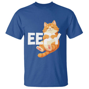 Funny Cat Meme T Shirt Eepy Cat Silly Sleepy Cat TS09 Royal Blue Print Your Wear