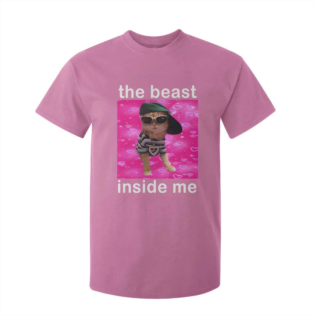 Funny Cat Meme T Shirt For Kid The Beast Inside Me TS09 Azalea Print Your Wear