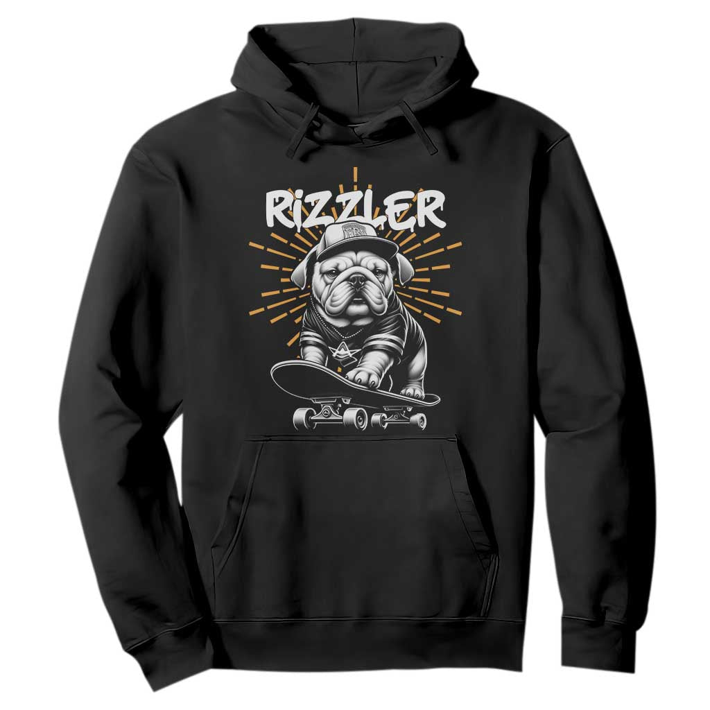 Funny Meme Rizzler Dog Hoodie TS09 Black Print Your Wear