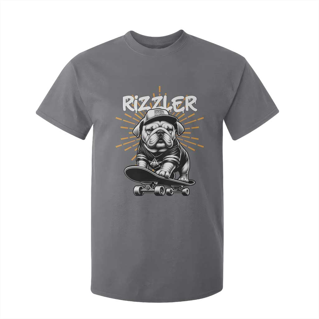 Funny Meme Rizzler Dog T Shirt For Kid TS09 Charcoal Print Your Wear