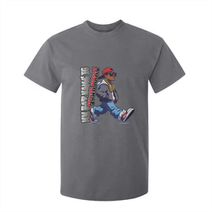 Personalized Hip Hop Rapper T Shirt For Kid Custom Name My Rap Name Is TS09 Charcoal Print Your Wear