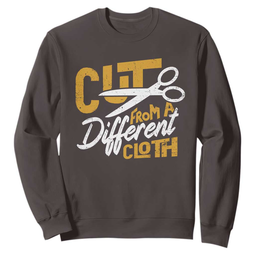 Hip Hop Sweatshirt Cut From A Different Cloth TS09 Dark Chocolate Print Your Wear