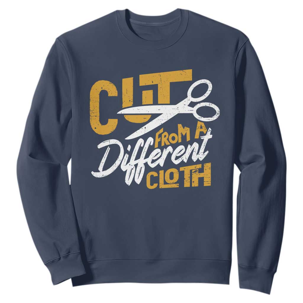 Hip Hop Sweatshirt Cut From A Different Cloth TS09 Navy Print Your Wear