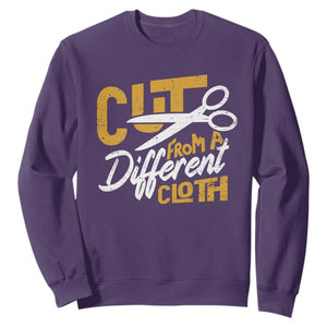 Hip Hop Sweatshirt Cut From A Different Cloth TS09 Purple Print Your Wear