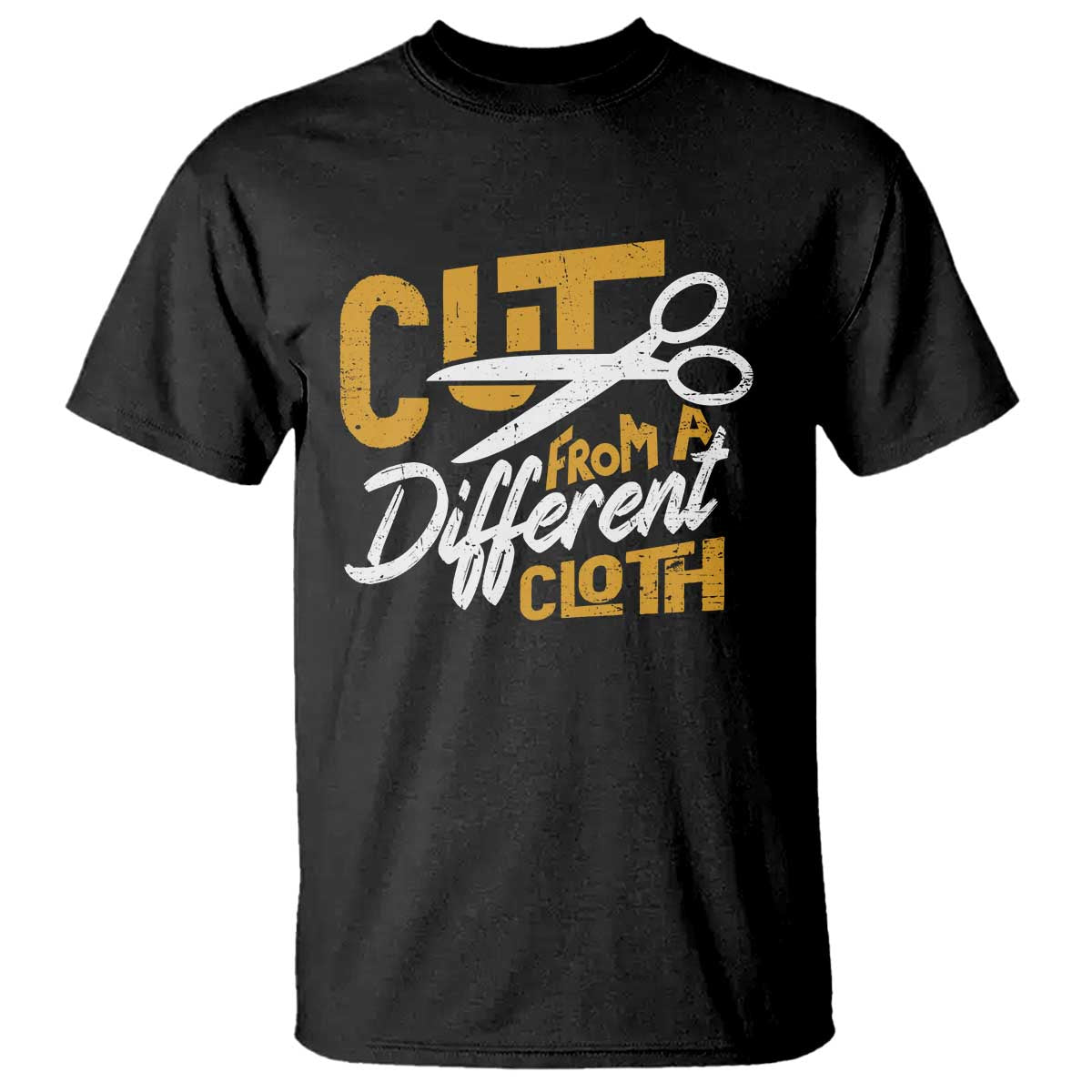 Hip Hop T Shirt Cut From A Different Cloth TS09 Black Print Your Wear