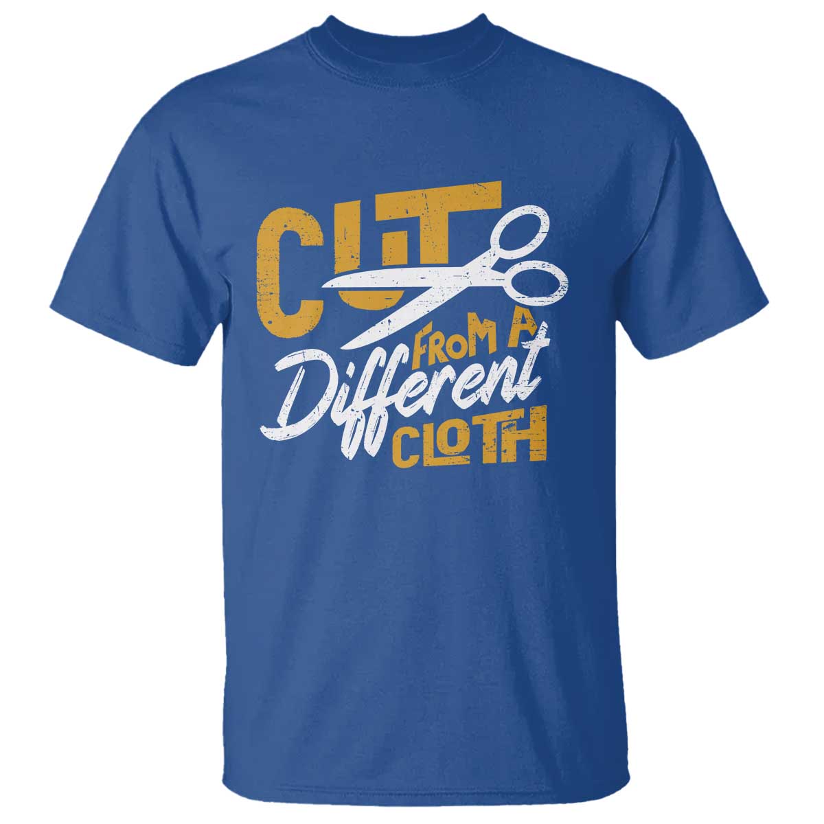 Hip Hop T Shirt Cut From A Different Cloth TS09 Royal Blue Print Your Wear