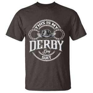 Horse Racing T Shirt This Is My Derby Day Suit For Man TS09 Dark Chocolate Print Your Wear