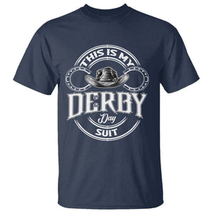 Horse Racing T Shirt This Is My Derby Day Suit For Man TS09 Navy Print Your Wear