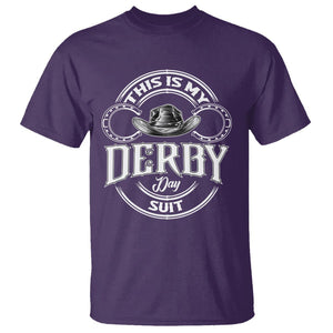 Horse Racing T Shirt This Is My Derby Day Suit For Man TS09 Purple Print Your Wear