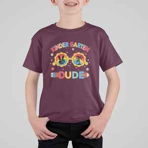 Funny Cool Kindergarten Dude T Shirt For Kid TS09 Maroon Print Your Wear