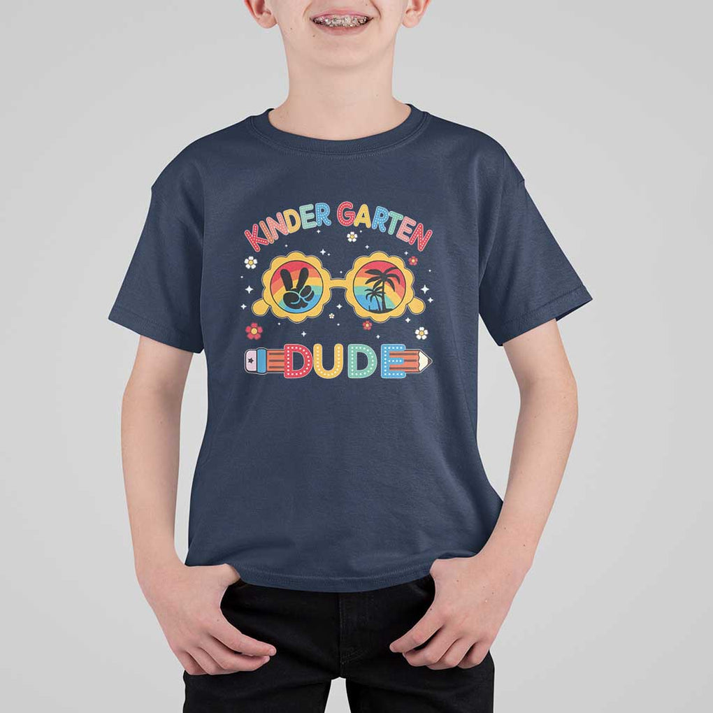 Funny Cool Kindergarten Dude T Shirt For Kid TS09 Navy Print Your Wear